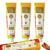 Kit 3 Cremes Dental AYURVÈDIKA sabor Cinnamon sem flúor 100g