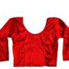 20260517_121950 Choli blusinha para usar com saree em veludo vermelho