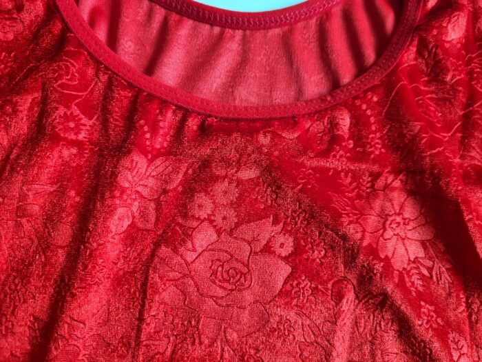 20260517_122037 Choli blusinha para usar com saree em veludo vermelho