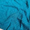 Choli blusinha para usar com saree em azul com pontos de luz