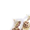 Conjunto para festas indianas de brinco Jhumka com tikka vermelho esmaltado