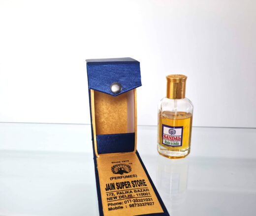 attar de sândalo, feito na Índia de forma artesanal e milenar, concentrado, 35ml