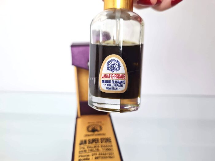 Perfume indiano natural artesanal Jain Perfumers aroma Jannat&Firdaus 35ml