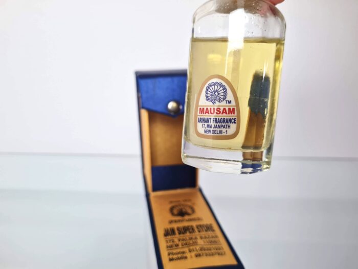 20260714_105117 Perfume indiano natural artesanal da Jain Perfumers aroma Mausam 45ml