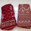 Vestuário completo de noiva indiana luxo Lehenga Choli Dupatta Raj Laxmi