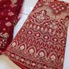 Vestuário completo de noiva indiana luxo Lehenga Choli Dupatta Raj Laxmi