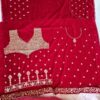 Vestuário completo de noiva indiana luxo Lehenga Choli Dupatta Raj Laxmi