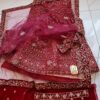 Vestuário completo de noiva indiana luxo Lehenga Choli Dupatta Raj Laxmi