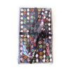 Kit de caderno e caneta indianos de miçangas preto