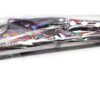 Kit de caderno e caneta indianos de miçangas preto