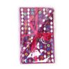 Kit de caderno e caneta indianos de miçangas pink