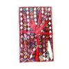 caderno indiano com caneta de miçangas feito na Índia vermelho