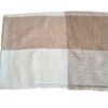 Pashimina indiana de cashmere estampa chevron adamascada tons de nude