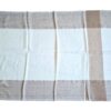 Pashimina indiana de cashmere estampa chevron adamascada tons de nude