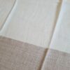 Pashimina indiana de cashmere estampa chevron adamascada tons de nude