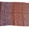 Pashimina indiana de cashmere estampa marrom ferrugem