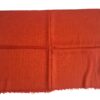 Pashimina indiana de cashmere estampa laranja terracota
