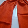 Pashimina indiana de cashmere estampa laranja terracota