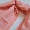 Pashimina indiana de cashmere estampa rose salmão