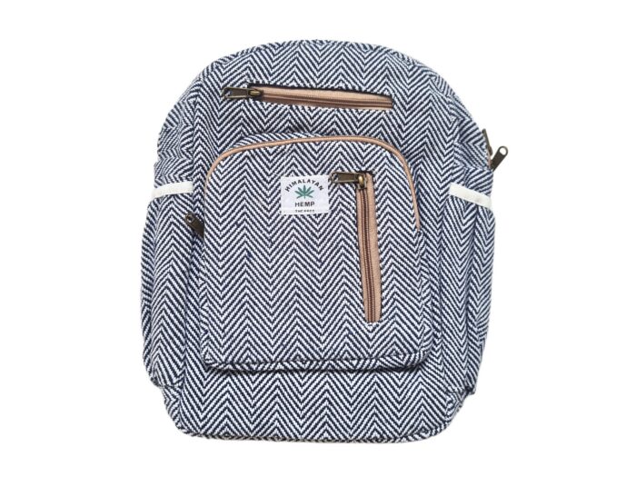 Mochila 100% Hemp fibra natural design Chevron PB