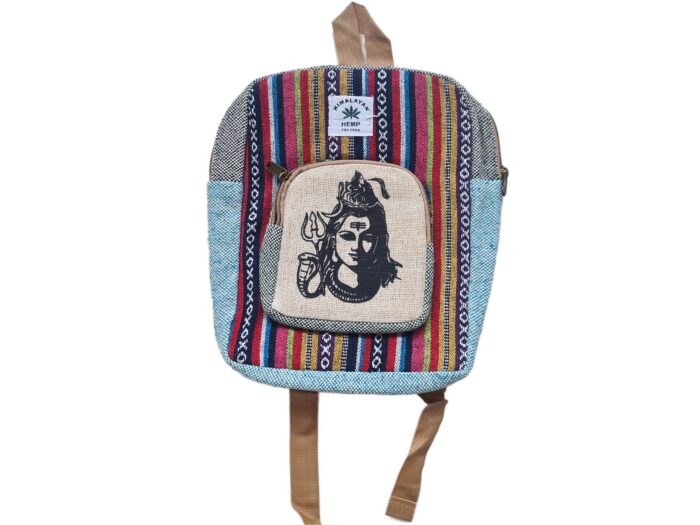 20260730_112148 Mochila 100% Hemp fibra natural design Boho colorido Shiva