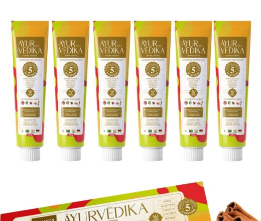 kit 6 pastas Ayurvedika sabor canela (cinnamon)