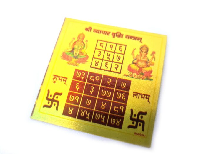 Kit 4 Mini Yantras Sagrados: conjunto completo para abundância