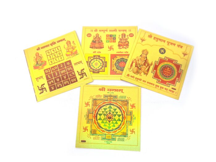 kit com 4 mini yantras