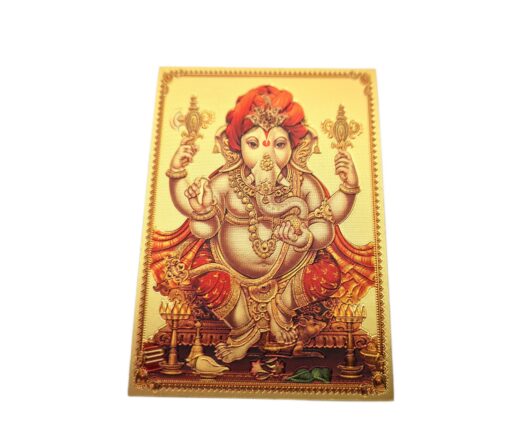 adesivo indiano premium de Ganesha, dourado