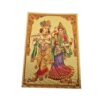 Adesivo indiano dourado premium de Radha & Krishna
