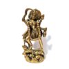 20260801_193225 Estátua indiana da deusa Kali em metal brass com 14cm
