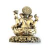 Estátua Deus Ganesha escultura Realista Fine Art 7cm