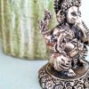 Estátua Deus Ganesha escultura Realista Fine Art 7cm