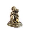 Hanuman Deus Macaco estatueta indiana em liga metálica 6cm