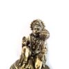 Hanuman Deus Macaco estatueta indiana em liga metálica 6cm