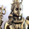 Estátua Deus Shiva escultura Realista Fine Art 7cm