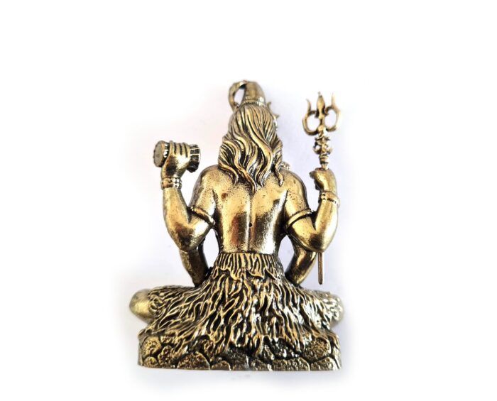 Estátua Deus Shiva escultura Realista Fine Art 7cm