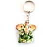 Chaveiro indiano artesanal de Lord Ganesha em resina várias cores