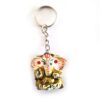 Chaveiro indiano artesanal de Lord Ganesha em resina várias cores