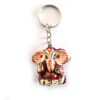 Chaveiro indiano artesanal de Lord Ganesha em resina várias cores