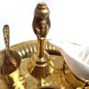 20260805_122427 Pooja Thali prato para Puja com 10 peças 20cm