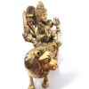 Deusa Durga em metal brass com 16cm maciça