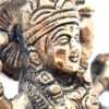 Deusa Durga em metal brass com 16cm maciça