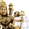 Deusa Durga em metal brass com 16cm maciça