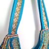 Bolsa Indiana Banjara Hobo Patchwork Azul celeste e coloridos