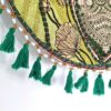 Bolsa Indiana Banjara Hobo Patchwork Verde Esmeralda