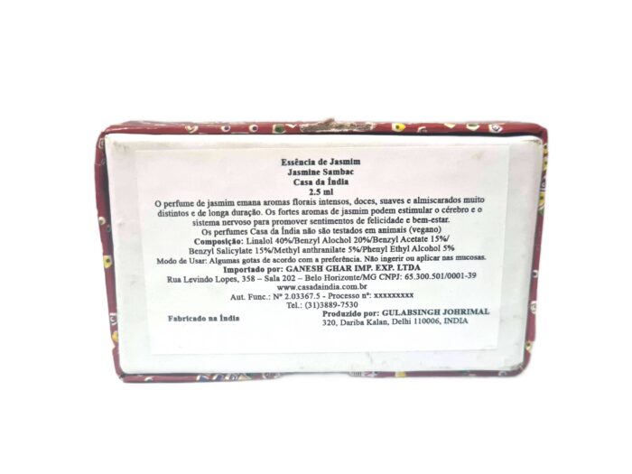 attar de Jasmine (Jasmim)