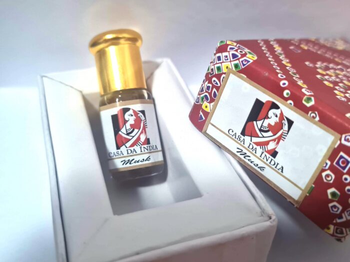 Perfume Attar indiano da Gulabsingh Johrimal (Casa da Índia) Musk 2,5ml