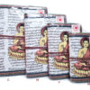 Cadernos indianos artesanais pintados a mão Buda branco