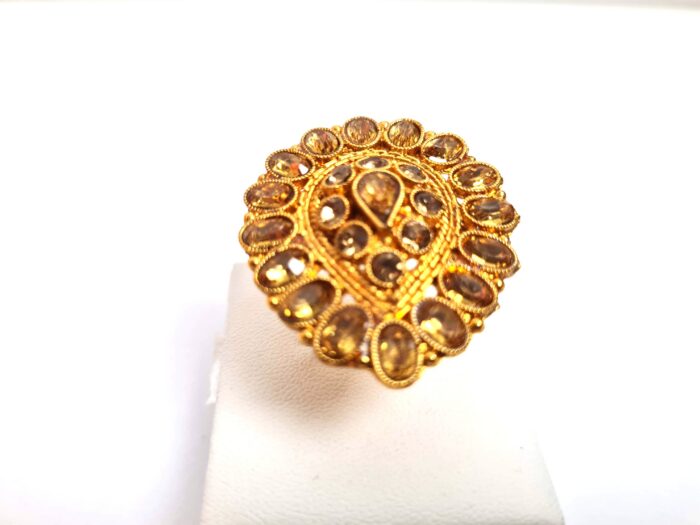 20260916_185817 anel indiano grande dourado com pedras âmbar